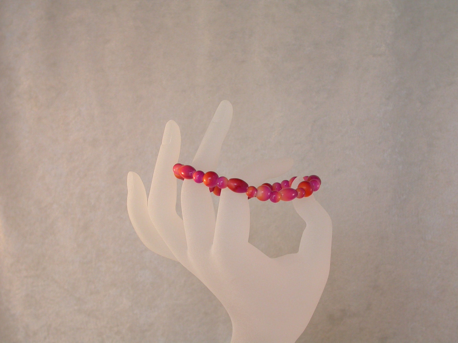 Pink and Orange Bracelet