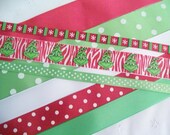 16 YDS Grosgrain Ribbon Christmas Mr. Green Grinch Zebra Holiday Limited