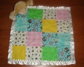 Adorable Lamb or Pretty Kitty Stuffie Blankies (you pick which one)