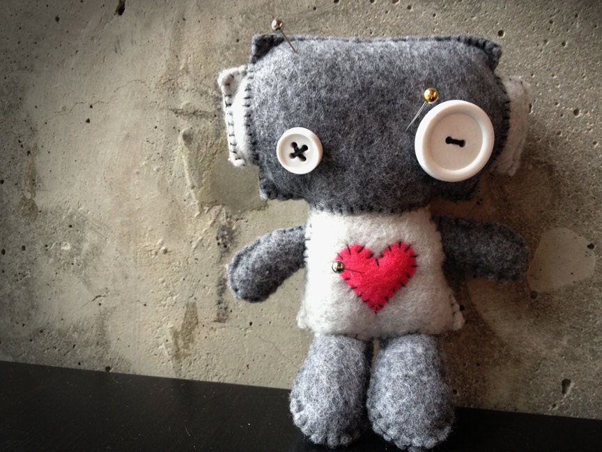 Baby Voodoo Felt & Fleece Robot