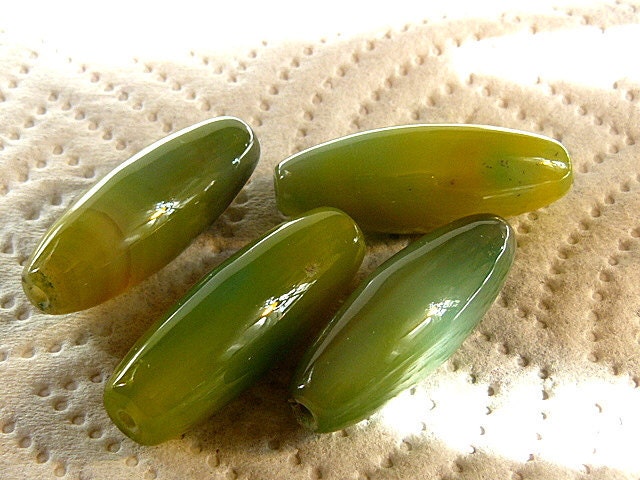 Huge Agate Focal Beads- 4 pcs