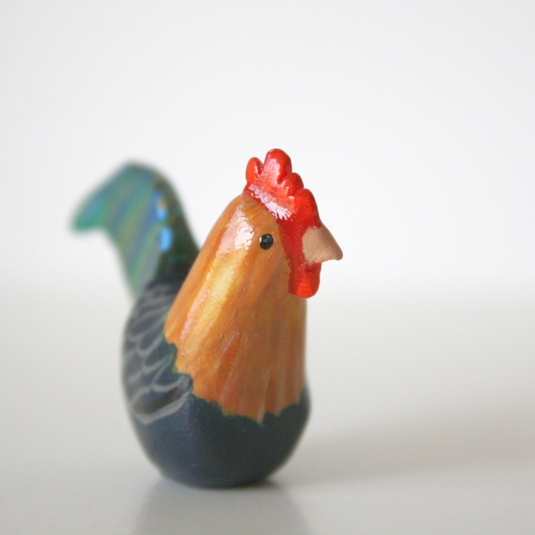 Rooster figurine totem animal