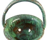 Stoneware Basket - Fill for a Special Gift / Hand Made Clay Pottery / Wheel Thrown - Ships Today