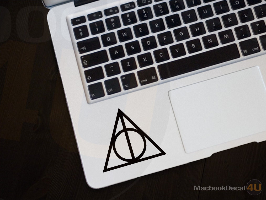 Deathly Hollows Harry Potter for trackpad, pal, rest MackBook Decal sticker 11'' 13'' 15'' 17'' Ipad
