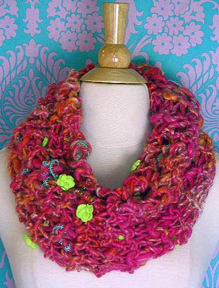 Raspberry Sorbet/Cowl/Infinity Scarf/Capelet