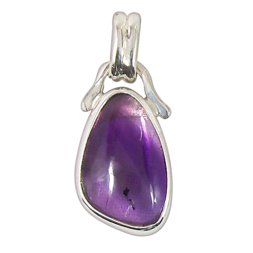 Amethyst and Sterling Silver Pendant  pamtf1905