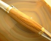 Handcrafted Hairy Oak Ballpoint Pen Free Shipping