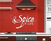 Wall Decal Quote Spice of Life - Vinyl Text Wall Words Stickers Art
