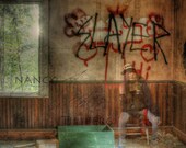 8X10 'Abandoned.'  HDR  ghost photo. Time Stamp Collection.