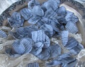 Wedding  Flower Petals Gray by My Broken Art on Etsy