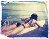 surfer girl polaroid-8x10 polaroid transfer-signed by artist