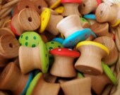 wee wooden mushrooms counting TOADSTOOLS wooden sorting toy WALDORF beeswax