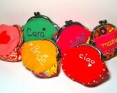 Coin Purse with Your Name or Saying on Front