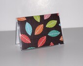 Card Case / Mini Wallet - Bright Leaves