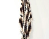vintage handmade mexican blanket (70x47)