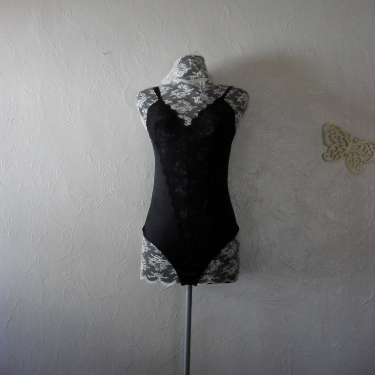 Black Romper Teddy size 36 Medium