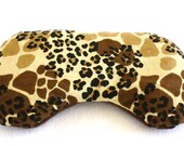 Leopard Print Lavender & Flaxseed Relaxation Eye Pillow