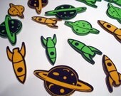 Outer Space Peel and Stick Foam Die Cuts - Citrus Scented - LAST SET