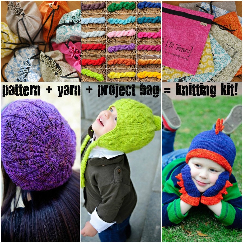 YarnLove 4 oz Make Your Own Kit (includes pattern, project bag and yarn)