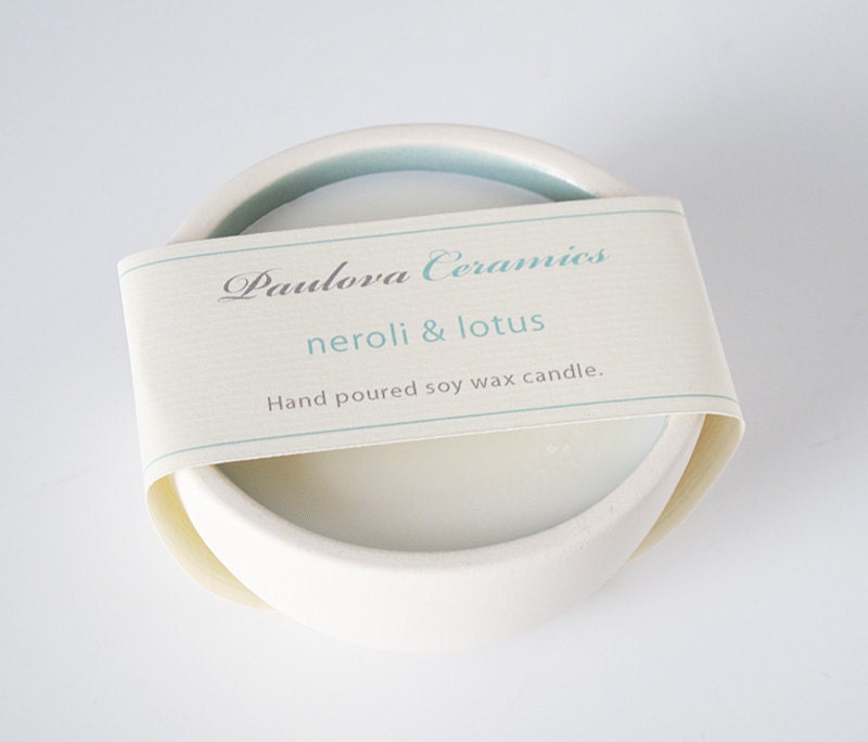 neroli & lotus candle.