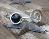 Black Onyx Spiral Bracelet