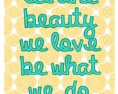 Do What You Love 8x10 art print
