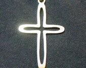 Christian Cross Pendant/Charm (Solid Brass)