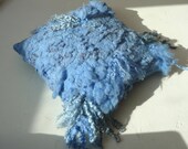 hand felted blue pillow 'submarine'