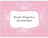 PRINTABLE Pink Girly Sticker