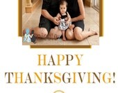 Happy Thanksgiving Family Photo Card - Printable Il_170x135
