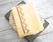 Handmade Vintage Kitchen Towel Mustard Citrine Golden projectt eclectict helloteam tbteam