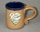 Original Hand Thrown Stoneware Love Mug