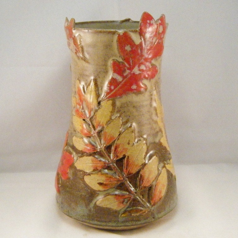 Autumn Leaf Vase