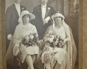 Antique Wedding Photo Beautiful 1920's Photograph - cantapunks