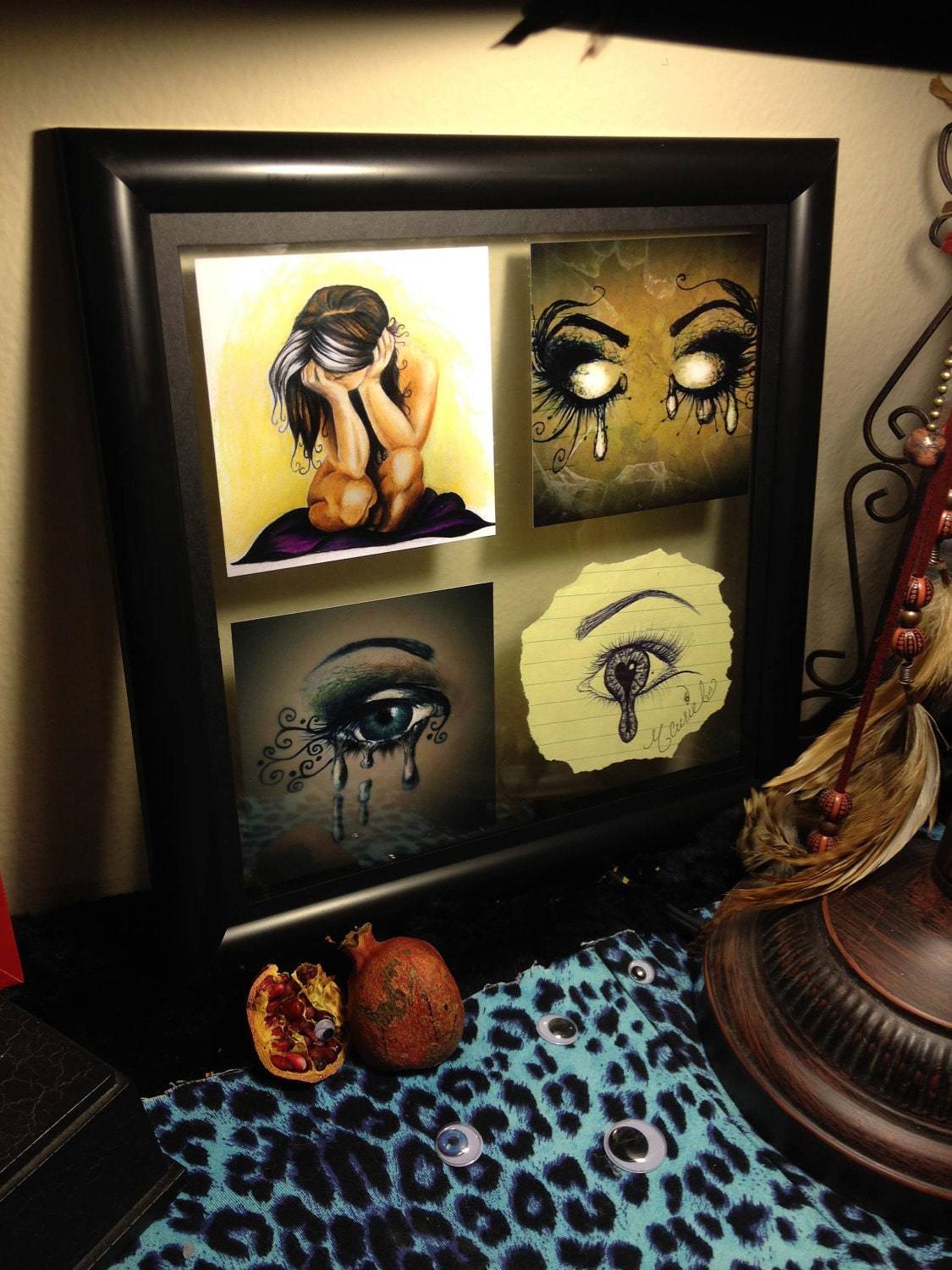 Tears of sadness to tears of joy - Prints and Original, Framed