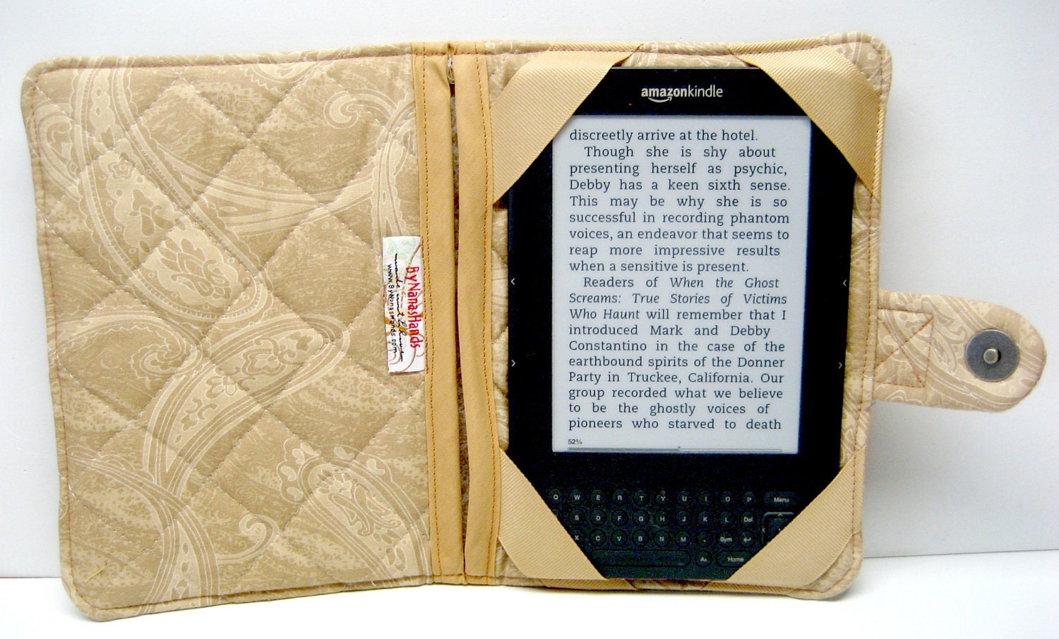 Kindle3 eReader or Kindle Fire Tan Paisley
