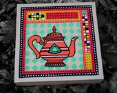 Orange Teapot - original painting