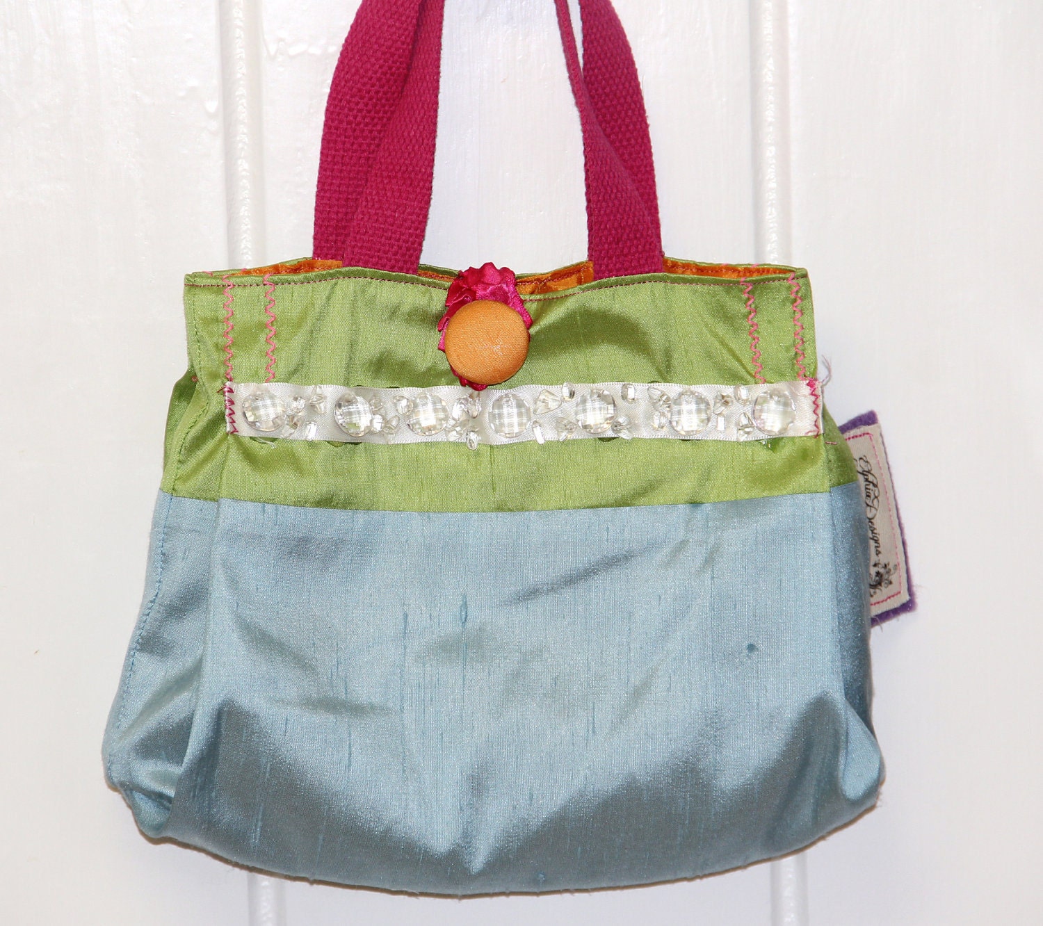 Bright Silk Purse for a Little Girl