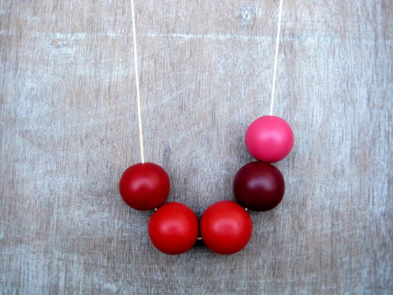 Bright Handmade round beads Necklace - JullMade