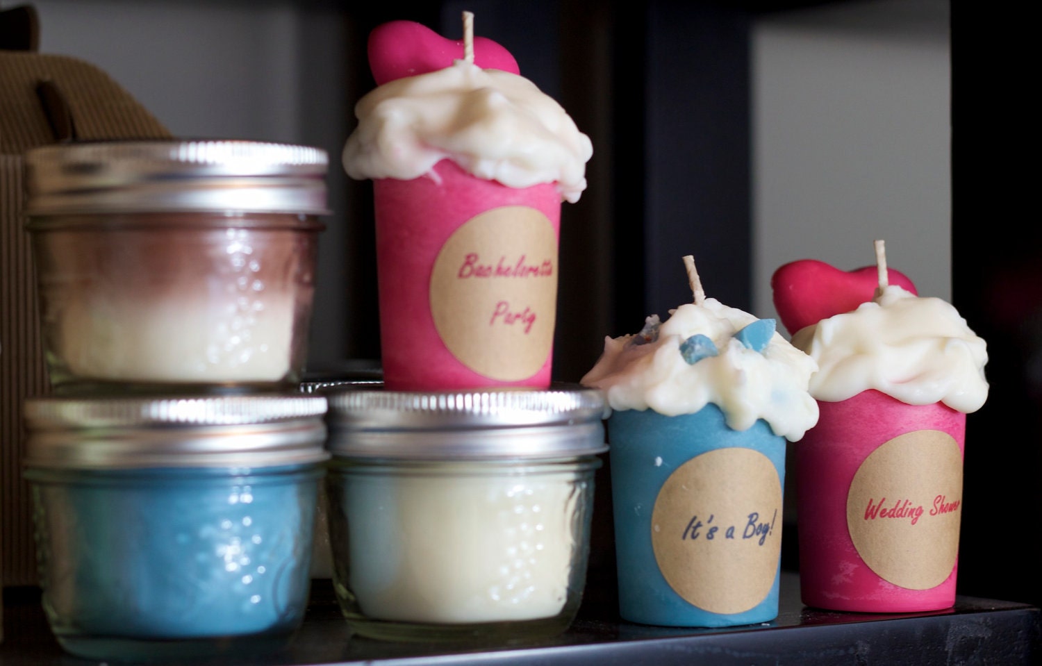 Soy Candle Votive Party/Wedding Favors-Any 10