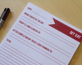 My day planner - A5 notepad