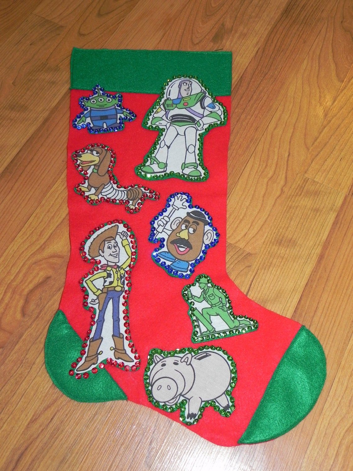 Toy Story Inspired Christmas Stocking