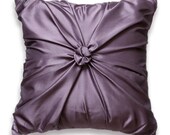 Lilac Purple Pillow Cover 16 In ROSETTE DESIGN