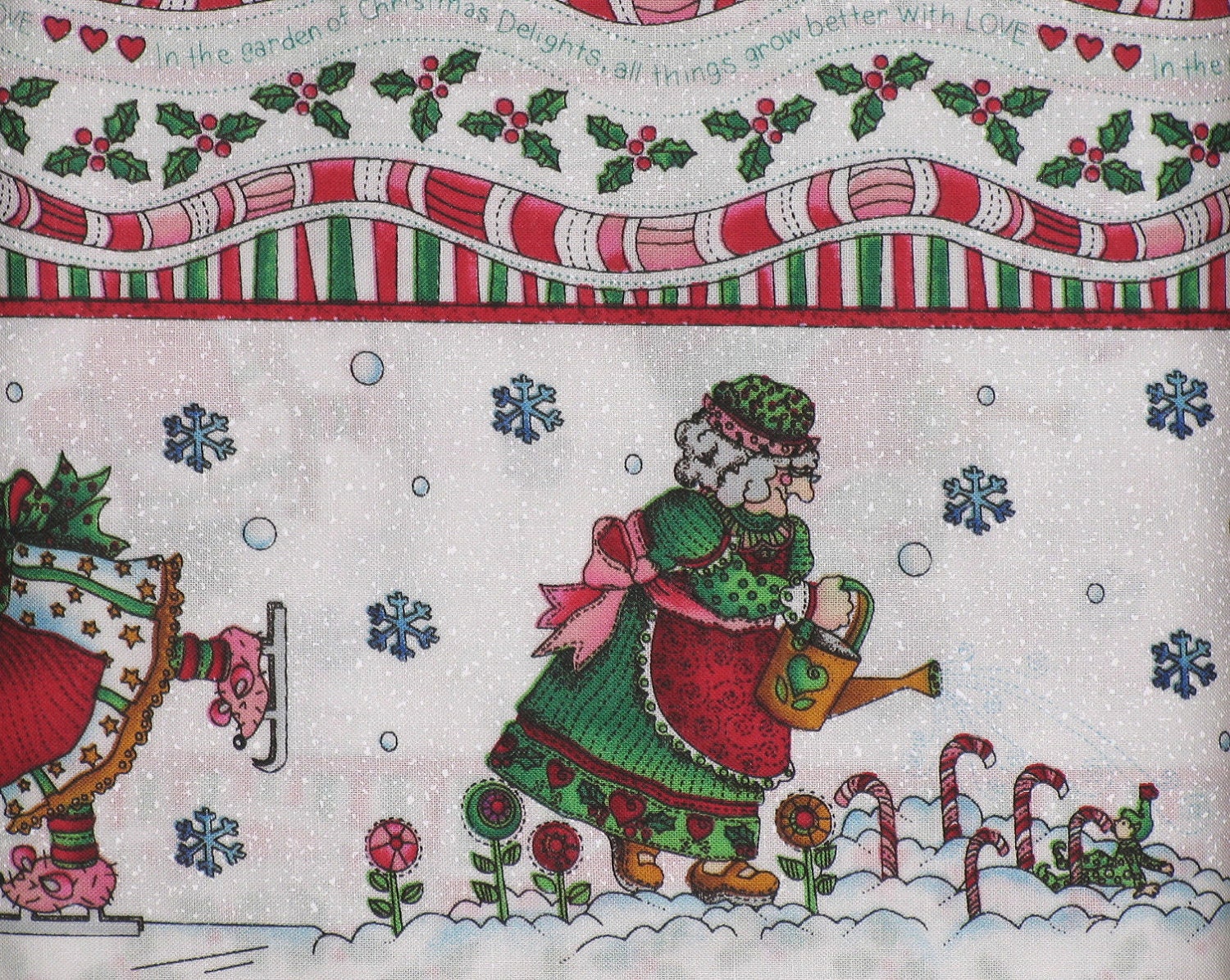 AvLyn Fabrics - Mrs. Claus Christmas Fun Cotton Fabric