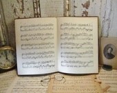 Antique Sheet Music - 1912 Book of Compositions with 150 plus Pages & Engravings - Perfect for Altered Art, Crafts and Scrapbooking