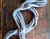 SALE Extra Long Cloud loop scarf in grey