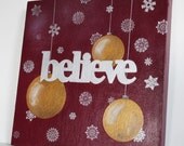 Original Canvas Wall Painting - Believe