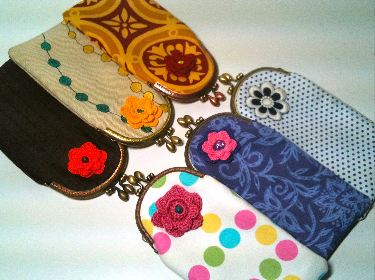Eyeglass Case with Kisslock Frame