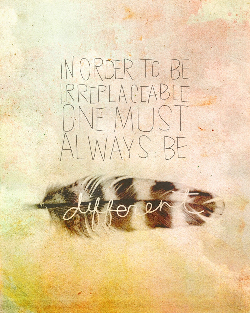 Always Be Different