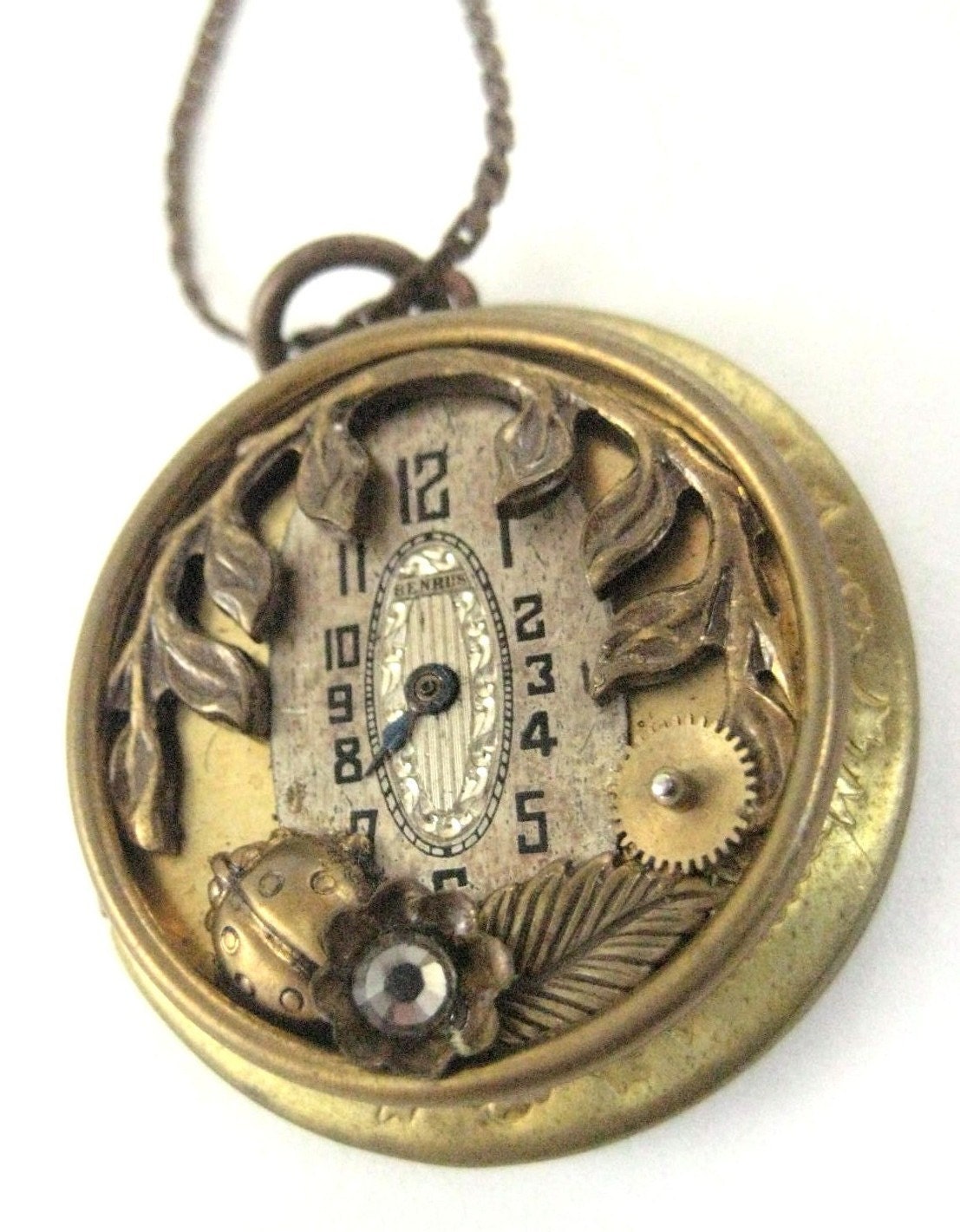 LadyBug Locket . .. Steampunk